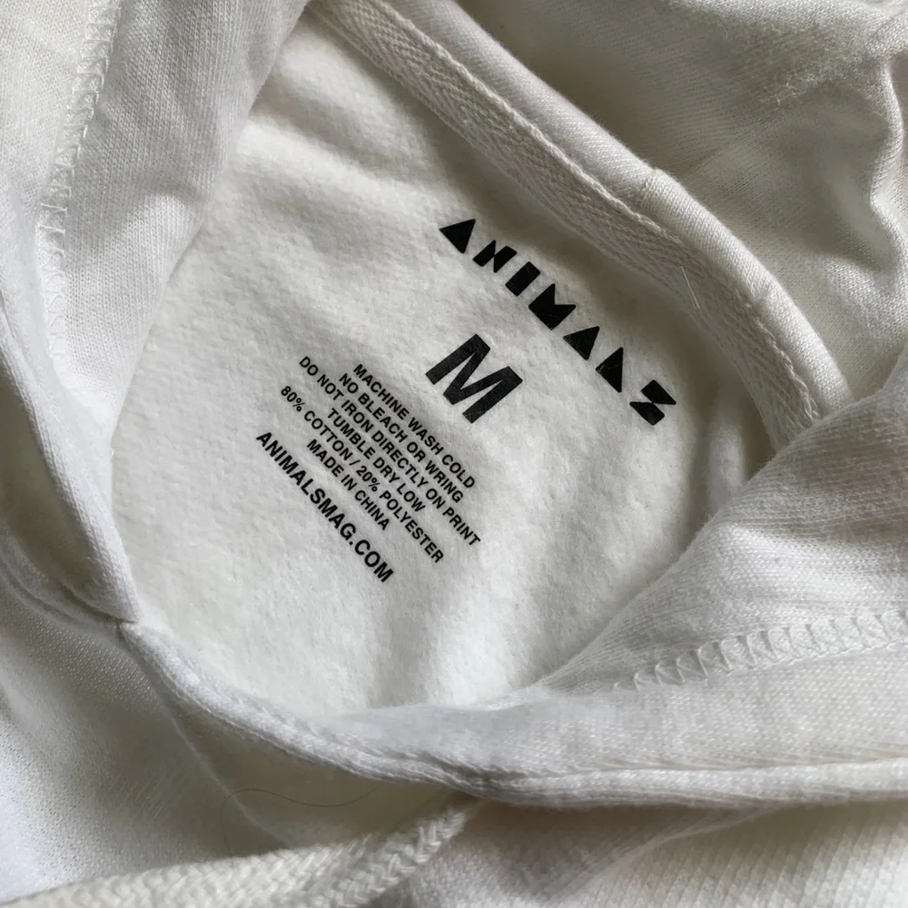 Animals Magazine Punk Skull Smoking Hardcore‎ Music Skater Size M Hoodie Grunge